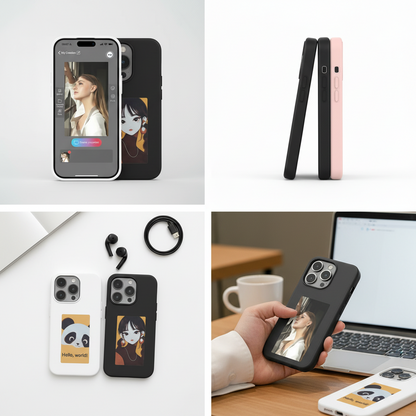 Coque de Téléphone DIY avec Écran E-ink de Projection