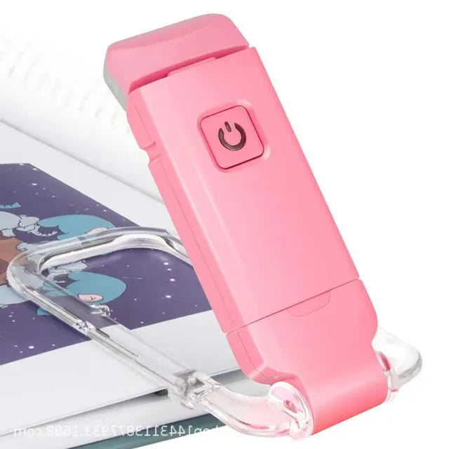 Lampka LED USB do czytania książek (ładowana, ochrona oczu)