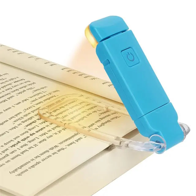 Lampka LED USB do czytania książek (ładowana, ochrona oczu)
