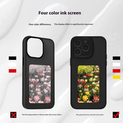 Coque de Téléphone DIY avec Écran E-ink de Projection