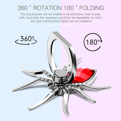 Creative Spider Ring Phone Holder - Metal Stand